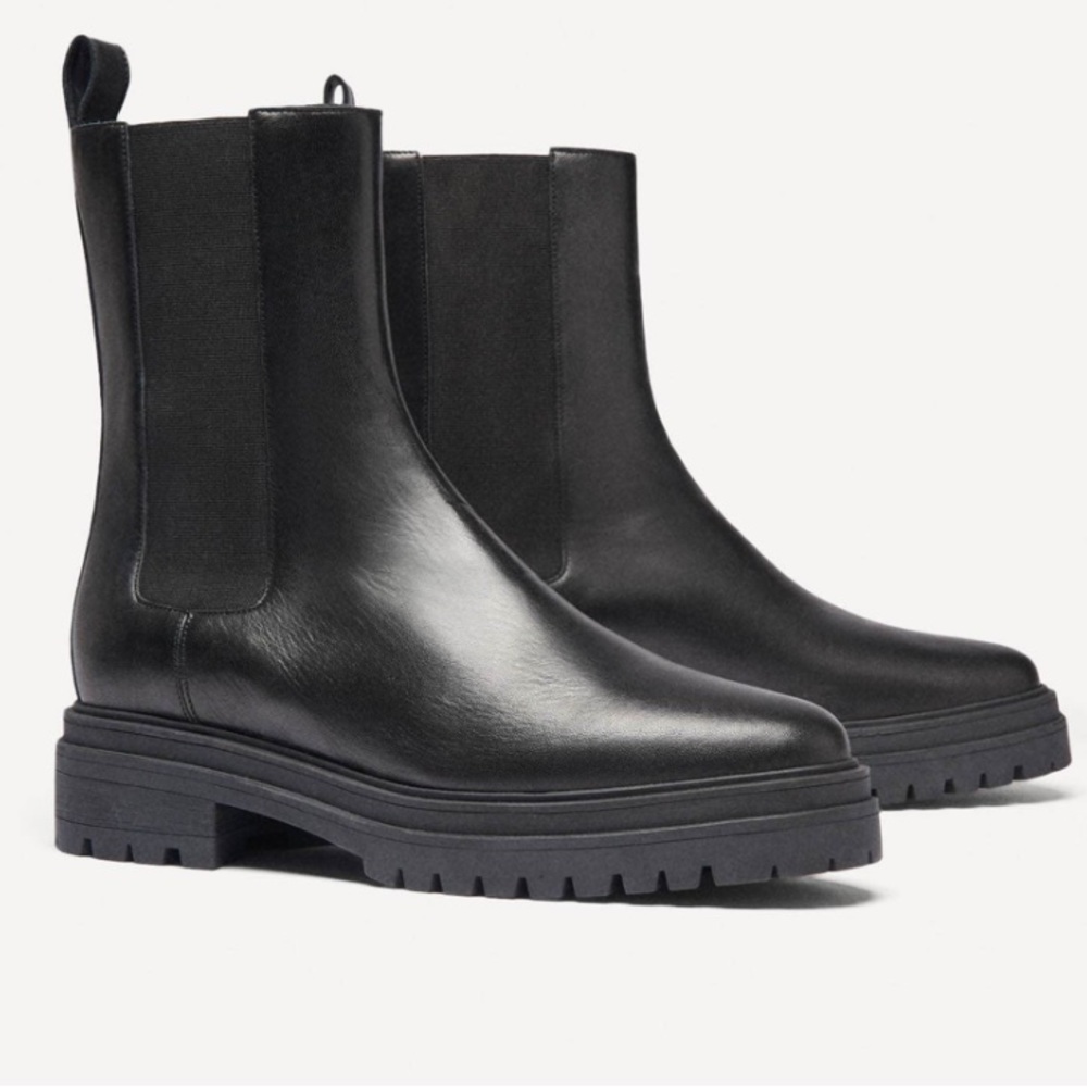 Ba&sh Coda Leather Chelsea Boots